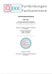 Qualifikation EKK - Spielideen