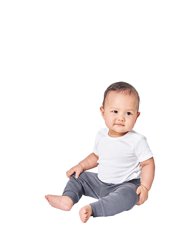 Baby ohne Hintergrund